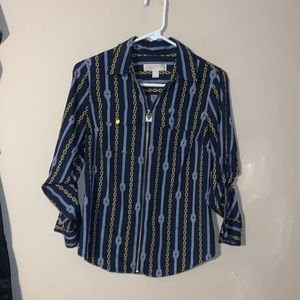 Michael Kors XS Mens Zipped Lightweight Shirt